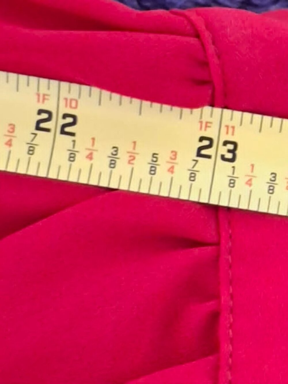 Gently Used Red Polyester Shirt 1 Call Out - Picture 8 of 9
